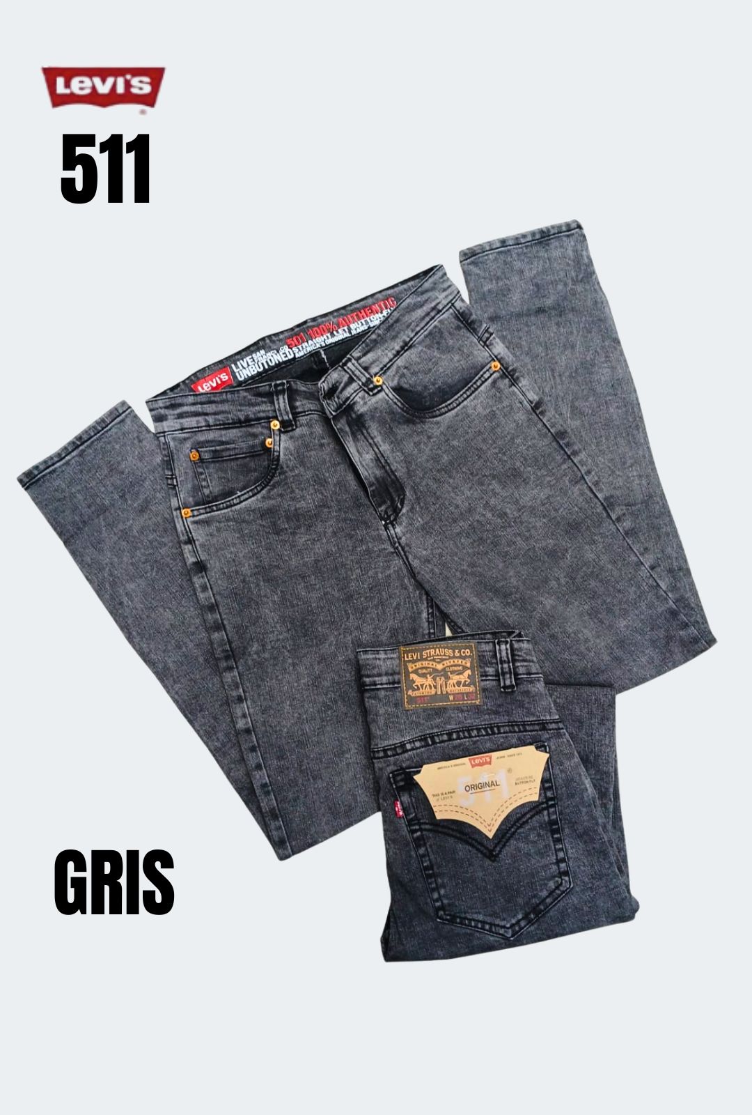 Jean Levis® 511 Stretch Licrado x 2 unidades