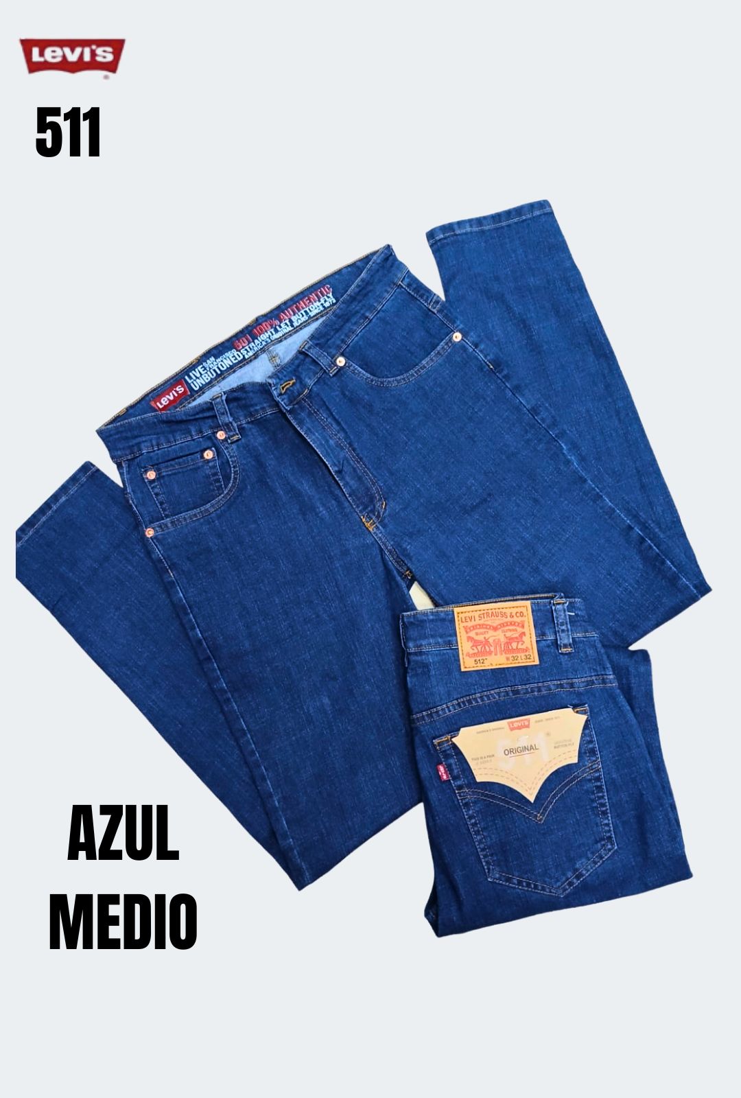 Jean Levis® 511 Stretch Licrado x 2 unidades