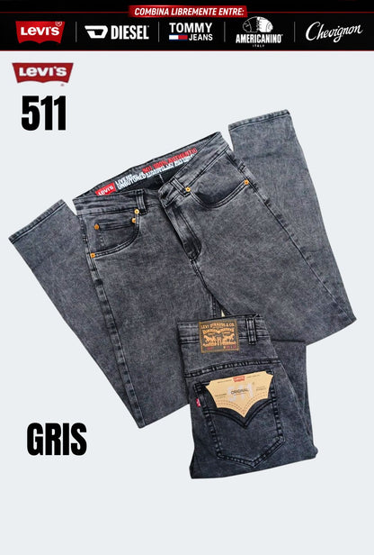 3 Jeans Levis® · Americanino® · Chevignon® · Diesel® x 3 unidades