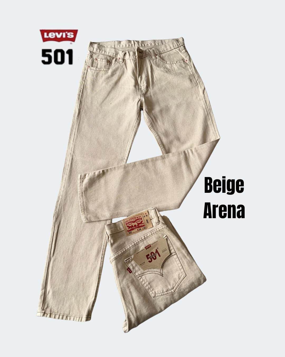 Jean Levis® 501 Estilo Original rígido bota recta