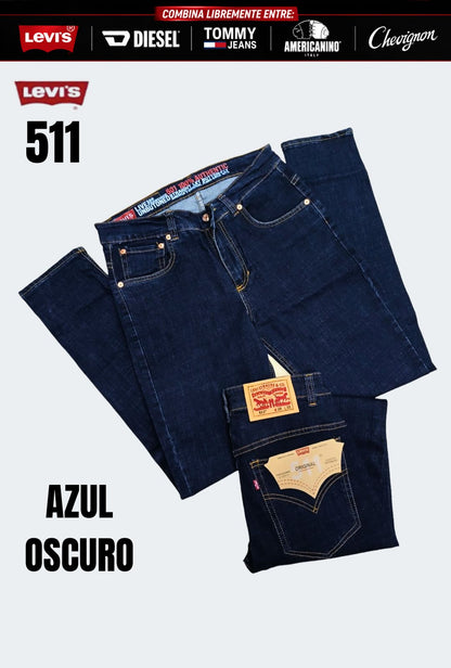 3 Jeans Levis® · Americanino® · Chevignon® · Diesel® x 3 unidades