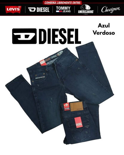 3 Jeans Levis® · Americanino® · Chevignon® · Diesel® x 3 unidades