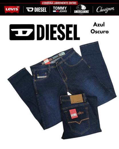 3 Jeans Levis® · Americanino® · Chevignon® · Diesel® x 3 unidades