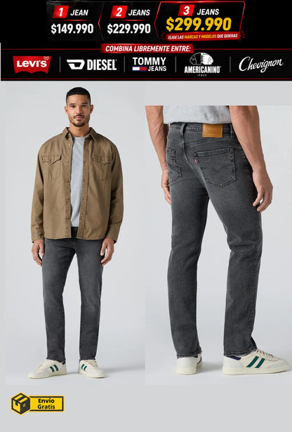 3 Jeans Levis® · Americanino® · Chevignon® · Diesel® x 3 unidades