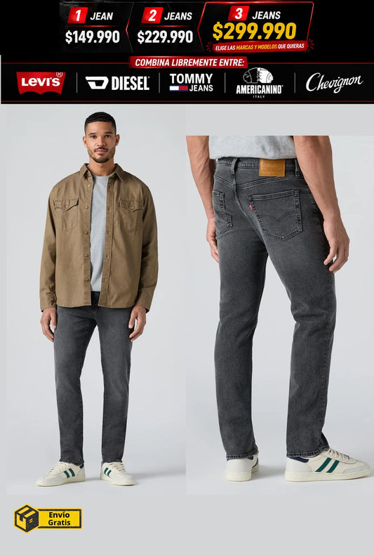 3 Jeans Levis® · Americanino® · Chevignon® · Diesel® x 3 unidades